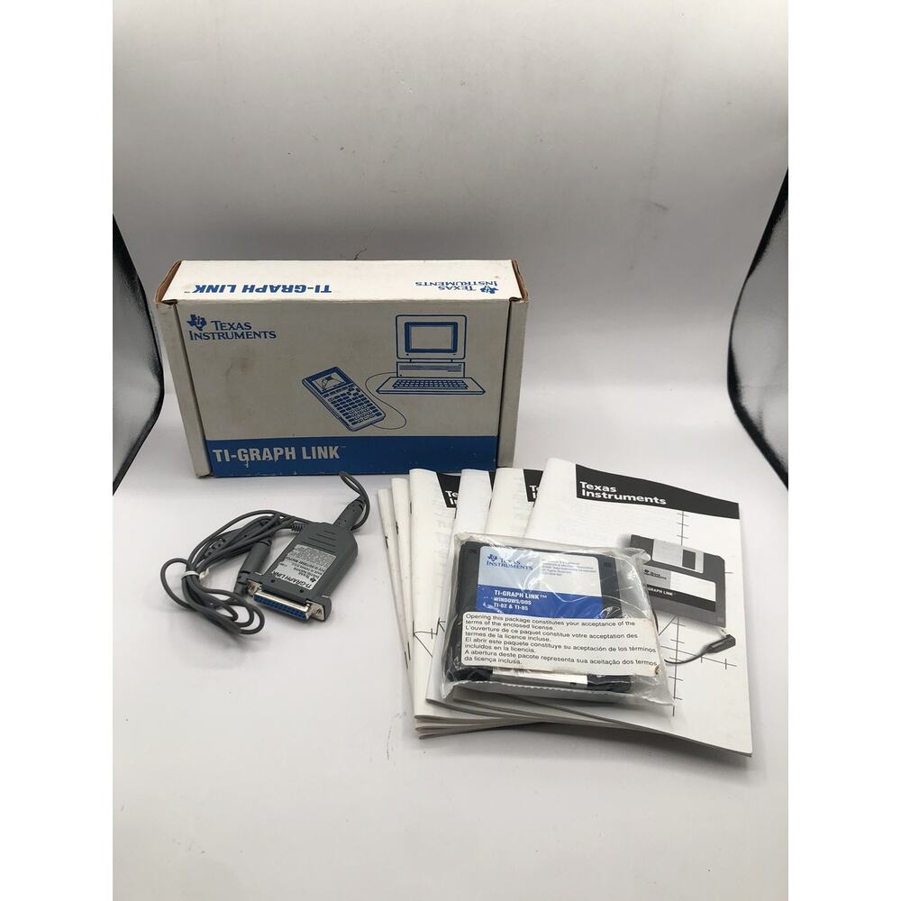 Texas Instruments Ti-Graph Link Cable Software No… - image 1
